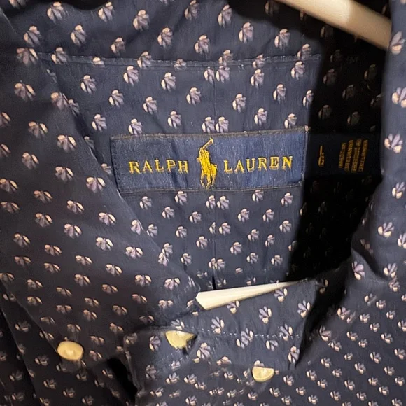 Ralph Lauren Printed Casual Button Up - Picture 2 of 4